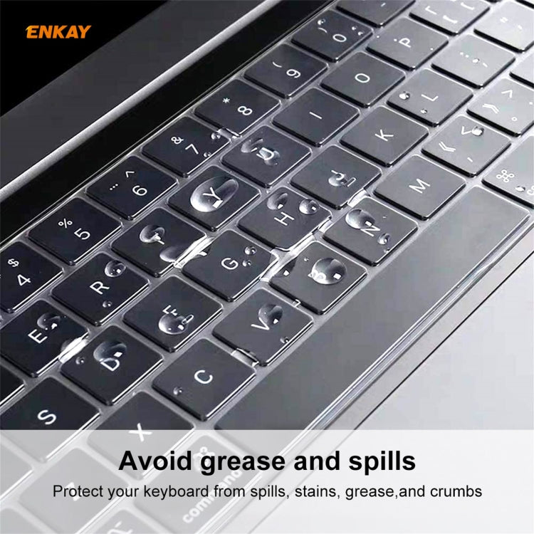 ENKAY Soft TPU Keyboard Protector Film for MacBook Pro 16 inch A2141 / Pro 13.3 inch A2289 & A2251 & A2338 (2020), EU Version - Keyboard Protector by ENKAY | Online Shopping South Africa | PMC Jewellery | Buy Now Pay Later Mobicred