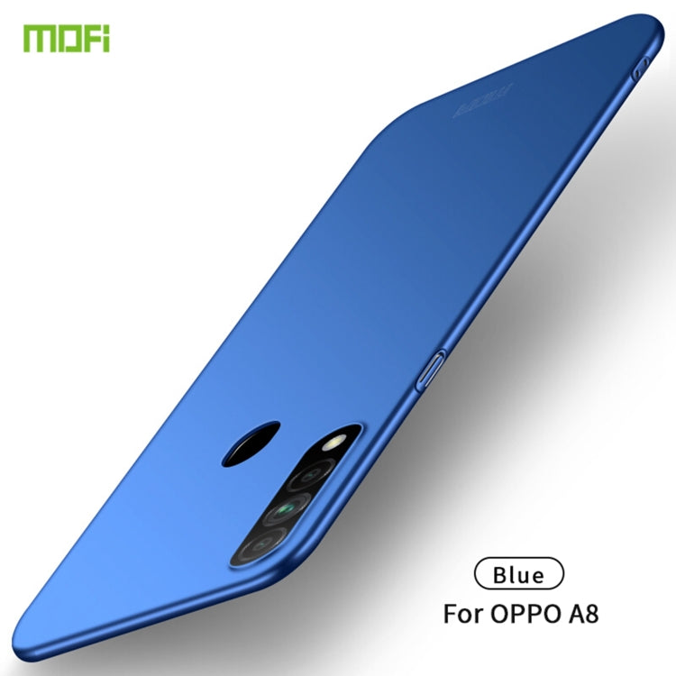 For OPPO A8 MOFI Frosted PC Ultra-thin Hard Case(Blue) - OPPO Cases by MOFI | Online Shopping South Africa | PMC Jewellery