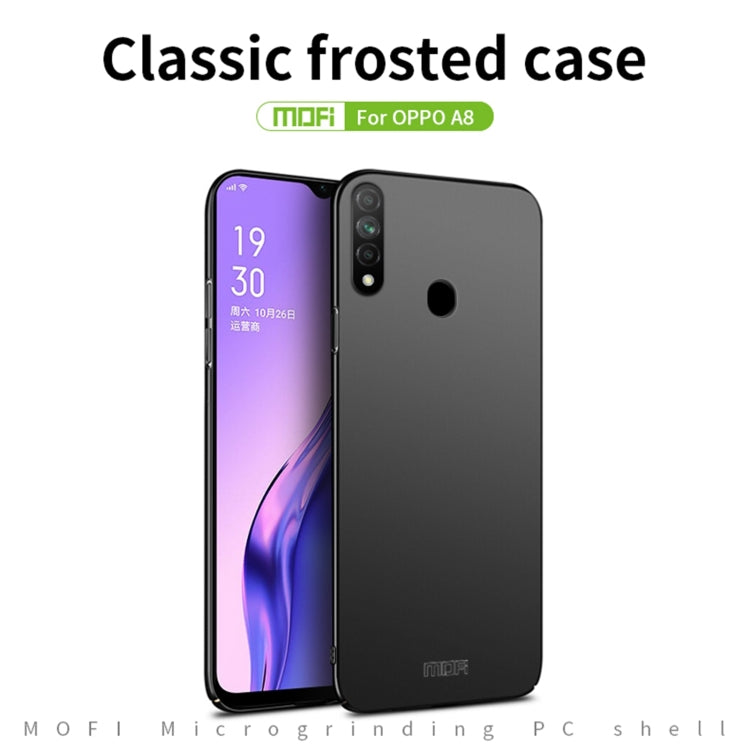 For OPPO A8 MOFI Frosted PC Ultra-thin Hard Case(Red) - OPPO Cases by MOFI | Online Shopping South Africa | PMC Jewellery