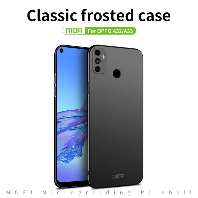 For OPPO A32 / A52 MOFI Frosted PC Ultra-thin Hard Case(Blue) - OPPO Cases by MOFI | Online Shopping South Africa | PMC TechLife | Buy Now Pay Later Mobicred