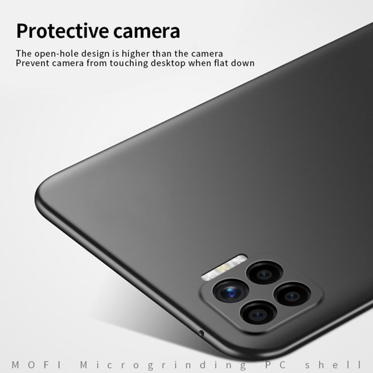 For OPPO F17 / A73 MOFI Frosted PC Ultra-thin Hard Case(Black) - OPPO Cases by MOFI | Online Shopping South Africa | PMC Jewellery