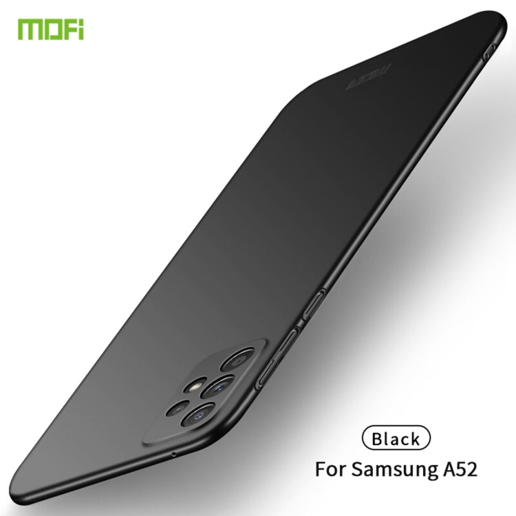 For Samsung Galaxy A52 5G / 4G MOFI Frosted PC Ultra-thin Hard Case(Black) - Galaxy Phone Cases by MOFI | Online Shopping South Africa | PMC Jewellery | Buy Now Pay Later Mobicred