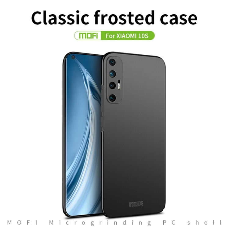 For Xiaomi Mi 10S MOFI Frosted PC Ultra-thin Hard Case(Blue) - Xiaomi Cases by MOFI | Online Shopping South Africa | PMC TechLife | Buy Now Pay Later Mobicred