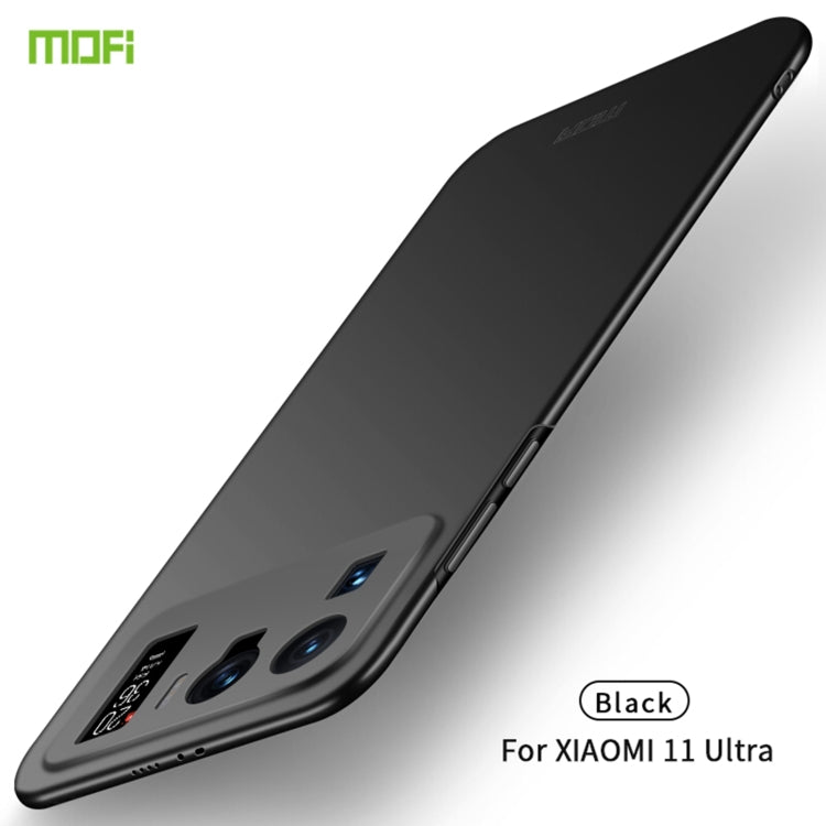 For Xiaomi Mi 11 Ultra MOFI Frosted PC Ultra-thin Hard Case(Black) - Xiaomi Cases by MOFI | Online Shopping South Africa | PMC TechLife