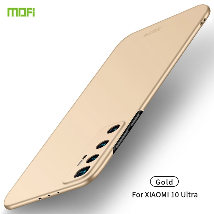 For Xiaomi Mi 10 Ultra MOFI Frosted PC Ultra-thin Hard Case(Gold) - free shipping - PMC TechLife - Order now!