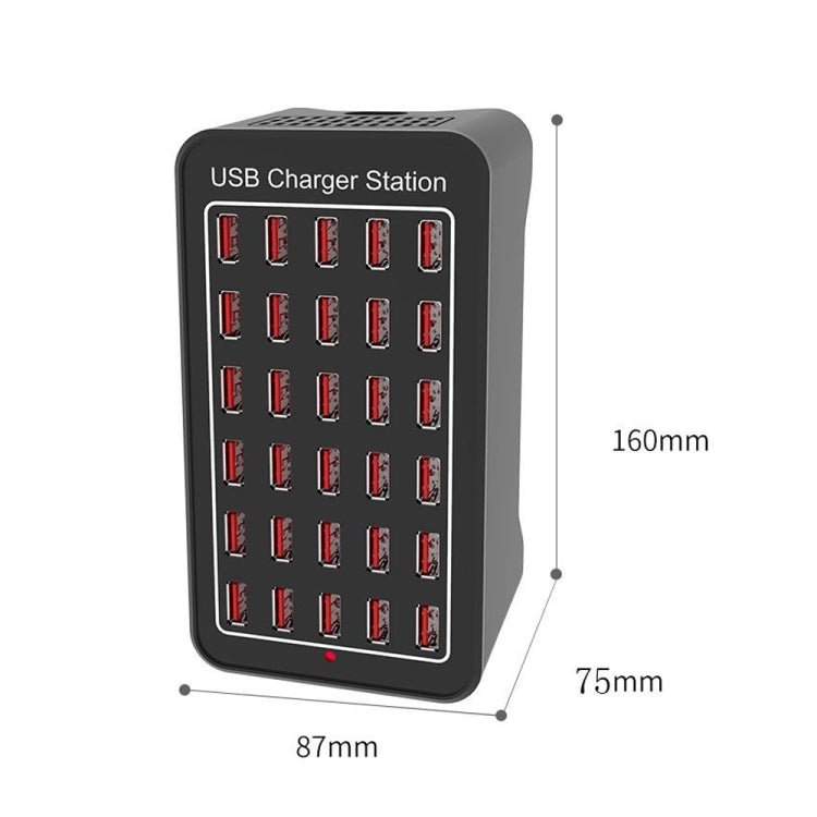 XLD-A7 150W 30 USB Ports Fast Charger Station Smart Charger, AC 110-240V, Plug Size:US Plug - Multifunction Charger by PMC Jewellery | Online Shopping South Africa | PMC Jewellery | Buy Now Pay Later Mobicred