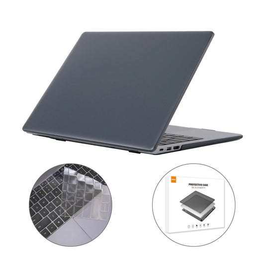 ENKAY for Huawei MateBook D 14  / Honor MagicBook 14 US Version 2 in 1 Crystal Protective Case with TPU Keyboard Film(Black) - Screen & Keyboard Cover by ENKAY | Online Shopping South Africa | PMC Jewellery | Buy Now Pay Later Mobicred