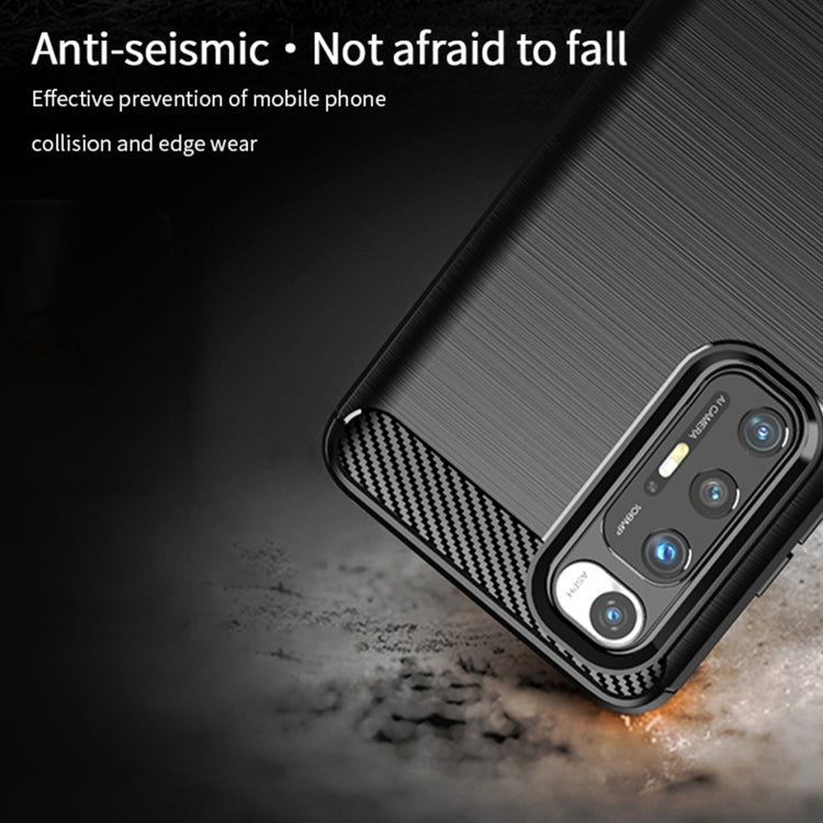 For?Xiaomi Mi 10S MOFI Gentleness Series Brushed Texture Carbon Fiber Soft TPU Case(Grey) - Xiaomi Cases by MOFI | Online Shopping South Africa | PMC TechLife | Buy Now Pay Later Mobicred