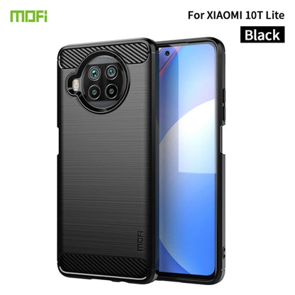 For Xiaomi Mi 10T Lite /Mi 10i 5G / Note 9 Pro 5G MOFI Gentleness Series Brushed Texture Carbon Fiber Soft TPU Case(Black) - Xiaomi Cases by MOFI | Online Shopping South Africa | PMC Jewellery