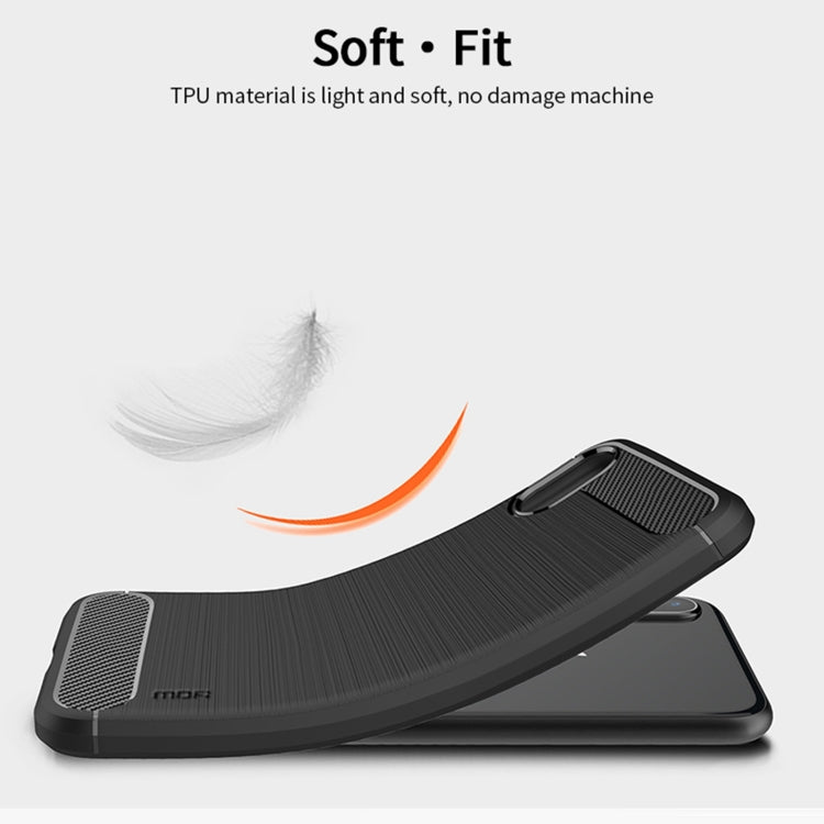 For Sony Xperia ACE ll MOFI Gentleness Series Brushed Texture Carbon Fiber Soft TPU Case(Black) - free shipping - PMC TechLife - Order now!