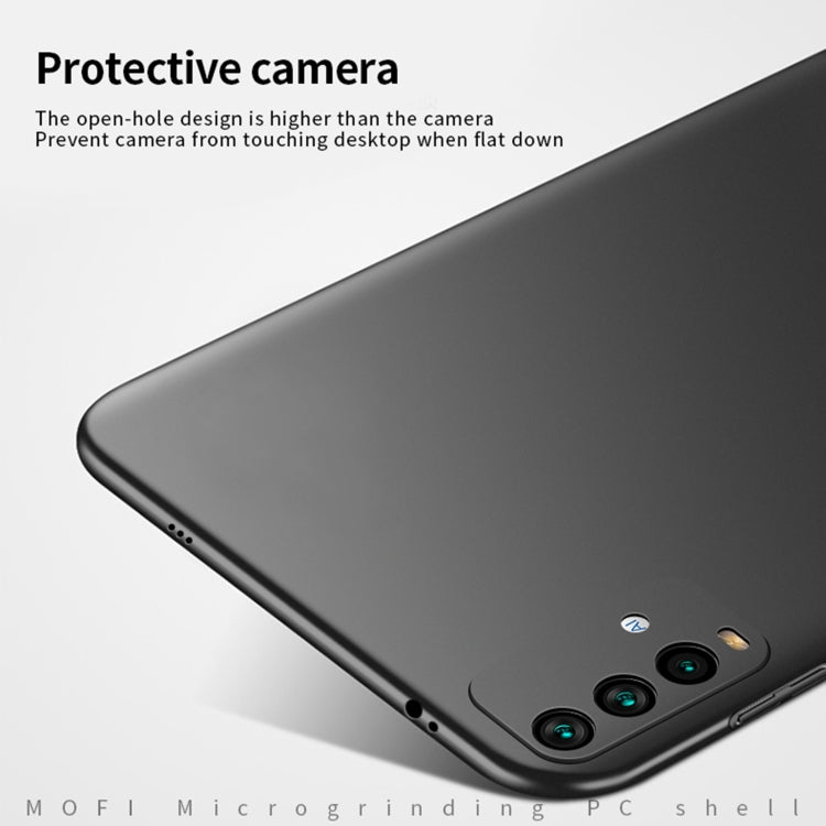 For Xiaomi Redmi 9T / Note9 4G / 9 Power MOFI Frosted PC Ultra-thin Hard Case(Black) - Xiaomi Cases by MOFI | Online Shopping South Africa | PMC Jewellery