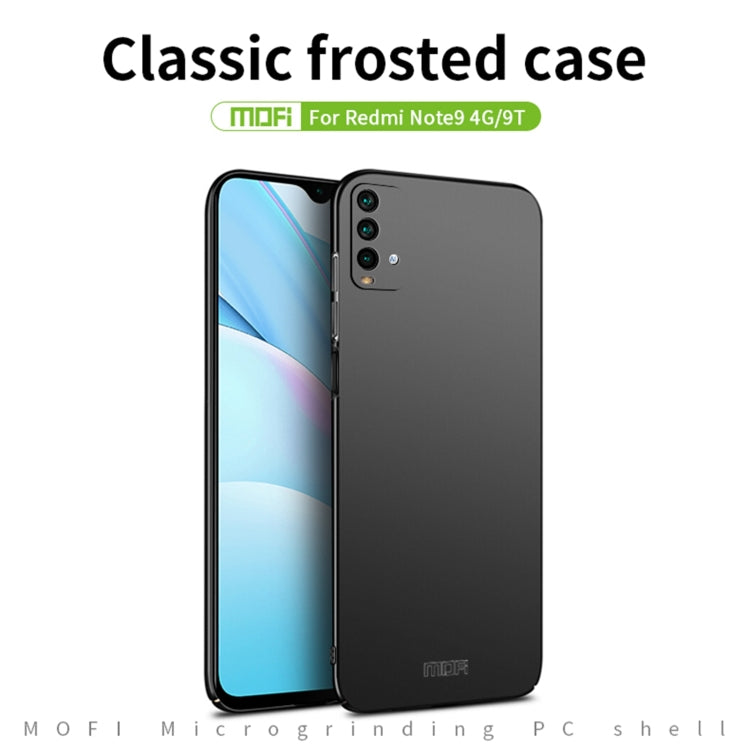 For Xiaomi Redmi 9T / Note9 4G / 9 Power MOFI Frosted PC Ultra-thin Hard Case(Red) - Xiaomi Cases by MOFI | Online Shopping South Africa | PMC Jewellery