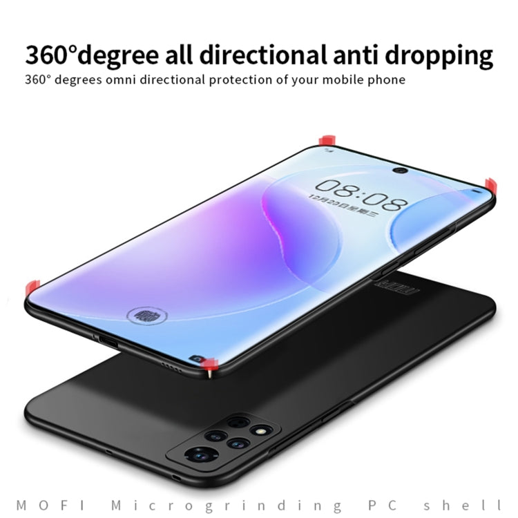 For Honor V40 MOFI Frosted PC Ultra-thin Hard Case(Gold) - Honor Cases by MOFI | Online Shopping South Africa | PMC TechLife | Buy Now Pay Later Mobicred