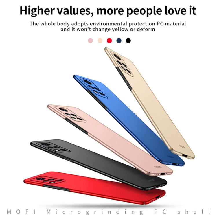 For Honor V40  MOFI Frosted PC Ultra-thin Hard Case(Rose gold) - Honor Cases by MOFI | Online Shopping South Africa | PMC TechLife | Buy Now Pay Later Mobicred