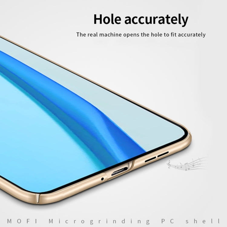 For OnePlus 9R MOFI Frosted PC Ultra-thin Hard Case(Red) - OnePlus Cases by MOFI | Online Shopping South Africa | PMC TechLife | Buy Now Pay Later Mobicred