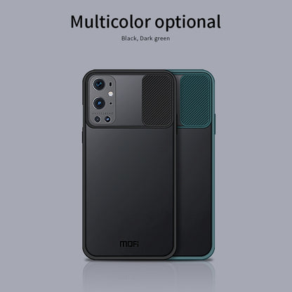 For OnePlus 9 Pro MOFI Xing Dun Series Translucent Frosted PC + TPU Privacy Anti-glare Shockproof All-inclusive Protective Case(Black) - OnePlus Cases by MOFI | Online Shopping South Africa | PMC Jewellery