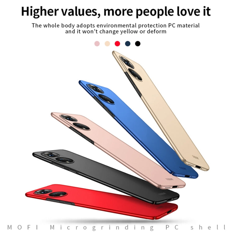 For Honor 50 MOFI Frosted PC Ultra-thin Hard Case(Gold) - Honor Cases by MOFI | Online Shopping South Africa | PMC TechLife | Buy Now Pay Later Mobicred
