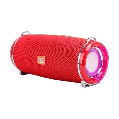 T&G TG192 LED Flashing Light Portable Wireless Bass 3D Stereo Bluetooth Speaker, Support FM / TF Card / USB(Red) - Desktop Speaker by T&G | Online Shopping South Africa | PMC Jewellery | Buy Now Pay Later Mobicred