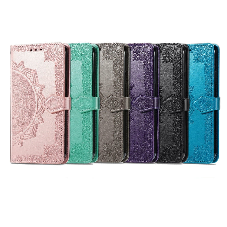 For Blackview A80 Pro Mandala Flower Embossed Horizontal Flip Leather Case with Holder & Three Card Slots & Wallet & Lanyard(Green) - More Brand by PMC Jewellery | Online Shopping South Africa | PMC Jewellery | Buy Now Pay Later Mobicred