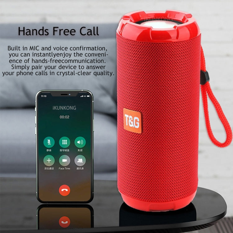 T&G TG621 Portable Waterproof 3D Stereo Wireless Speaker, Support FM Radio / TWS / TF Card(Green) - Waterproof Speaker by T&G | Online Shopping South Africa | PMC Jewellery | Buy Now Pay Later Mobicred