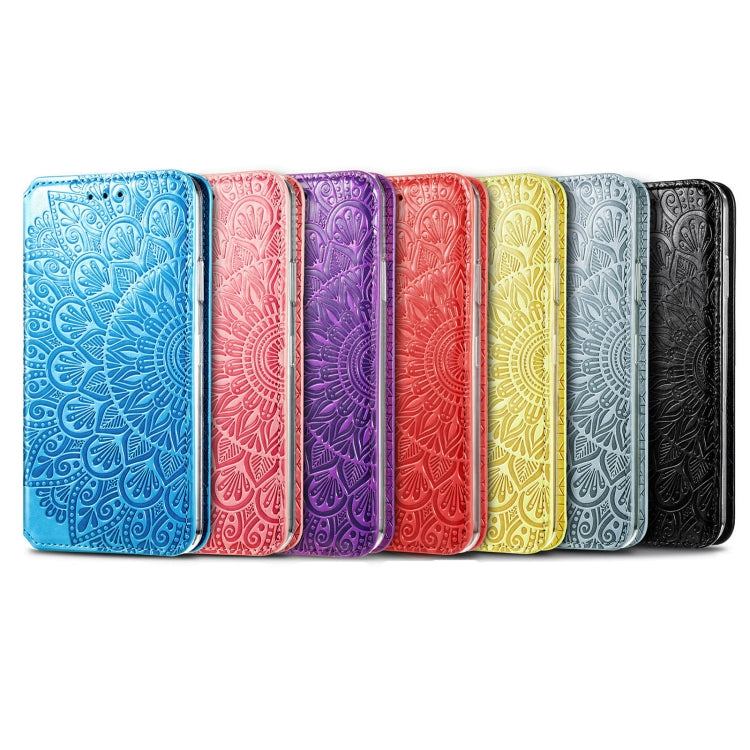 For Blackview A90 Blooming Mandala Embossed Pattern Magnetic Horizontal Flip Leather Case with Holder & Card Slots & Wallet(Pink) - More Brand by PMC Jewellery | Online Shopping South Africa | PMC Jewellery | Buy Now Pay Later Mobicred