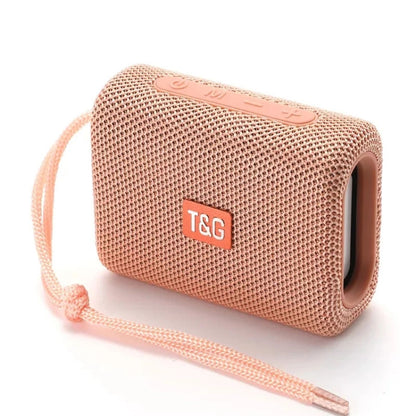 T&G TG313 Portable Outdoor Waterproof Bluetooth Speaker Subwoofer Support TF Card FM Radio AUX(Rose Gold) - Desktop Speaker by T&G | Online Shopping South Africa | PMC Jewellery | Buy Now Pay Later Mobicred