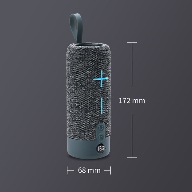 T&G TG619 Portable Bluetooth Wireless Speaker Waterproof Outdoor Bass Subwoofer Support AUX TF USB(Black) - Desktop Speaker by T&G | Online Shopping South Africa | PMC Jewellery | Buy Now Pay Later Mobicred