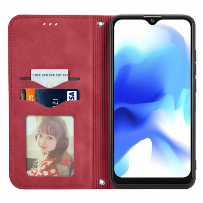 For Blackview A80 / A80s Retro Skin Feel Business Magnetic Horizontal Flip Leather Case with Holder & Card Slots & Wallet & Photo Frame(Red) - More Brand by PMC Jewellery | Online Shopping South Africa | PMC Jewellery | Buy Now Pay Later Mobicred