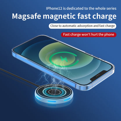 W-975 Ultra-thin 15W Max Magnetic Absorption Wireless Charger for iPhone and other Smart Phones(Black) - Wireless Charger by PMC Jewellery | Online Shopping South Africa | PMC Jewellery | Buy Now Pay Later Mobicred