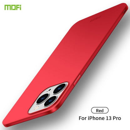 For iPhone 13 Pro MOFI Frosted PC Ultra-thin Hard Case(Red) - iPhone 13 Pro Cases by MOFI | Online Shopping South Africa | PMC Jewellery | Buy Now Pay Later Mobicred