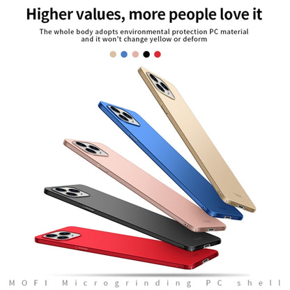 For iPhone 13 Pro MOFI Frosted PC Ultra-thin Hard Case(Red) - iPhone 13 Pro Cases by MOFI | Online Shopping South Africa | PMC Jewellery | Buy Now Pay Later Mobicred