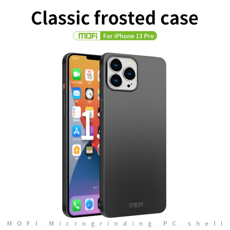 For iPhone 13 Pro MOFI Frosted PC Ultra-thin Hard Case(Red) - iPhone 13 Pro Cases by MOFI | Online Shopping South Africa | PMC Jewellery | Buy Now Pay Later Mobicred