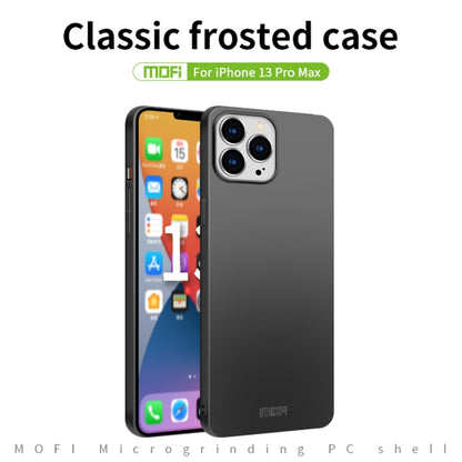 For iPhone 13 Pro Max  MOFI Frosted PC Ultra-thin Hard Case(Red) - iPhone 13 Pro Max Cases by MOFI | Online Shopping South Africa | PMC Jewellery | Buy Now Pay Later Mobicred