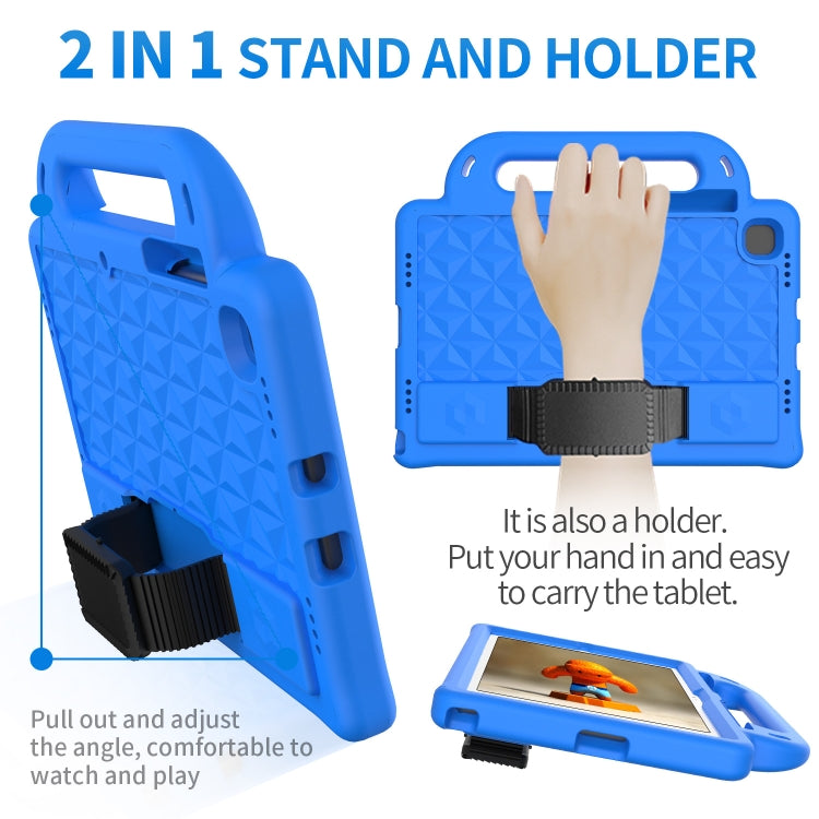 For Lenovo Tab M10 Plus TB-X606 10.3 Diamond Series EVA Anti-Fall Shockproof Sleeve Protective Shell Case with Holder & Strap(Green) - free shipping - PMC TechLife - Order now!