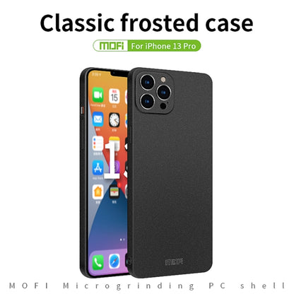 For iPhone 13 Pro MOFI Fandun Series Frosted PC Ultra-thin All-inclusive Protective Case (Green) - iPhone 13 Pro Cases by MOFI | Online Shopping South Africa | PMC Jewellery