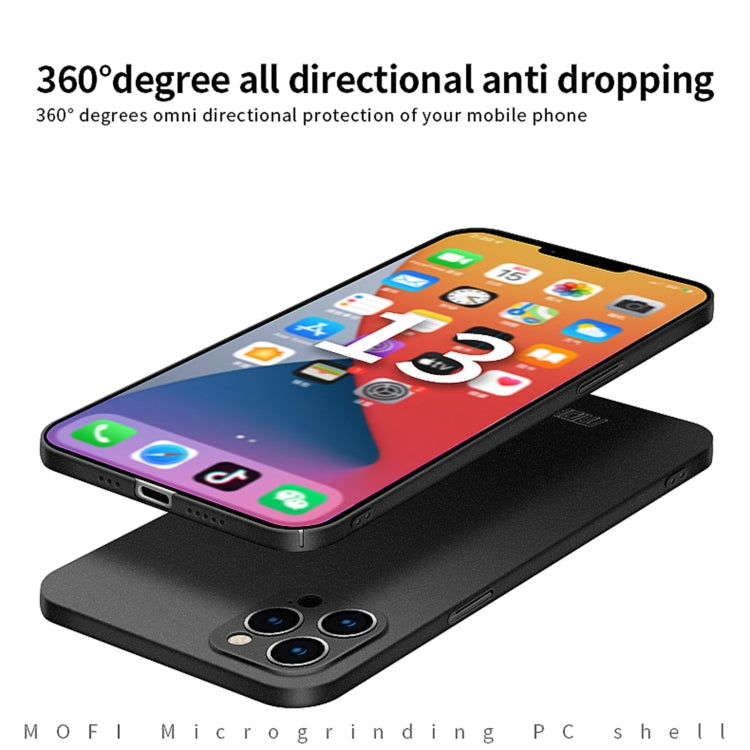 For iPhone 13 Pro MOFI Fandun Series Frosted PC Ultra-thin All-inclusive Protective Case (Green) - free shipping - PMC TechLife - Order now!