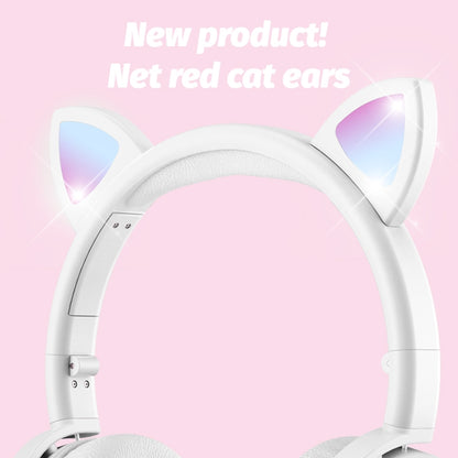 BK9 HiFi 7.1 Surround Sound Cat Claw Luminous Cat Ear Bluetooth Gaming Headset with Mic(Green) - Multimedia Headset by PMC Jewellery | Online Shopping South Africa | PMC Jewellery | Buy Now Pay Later Mobicred