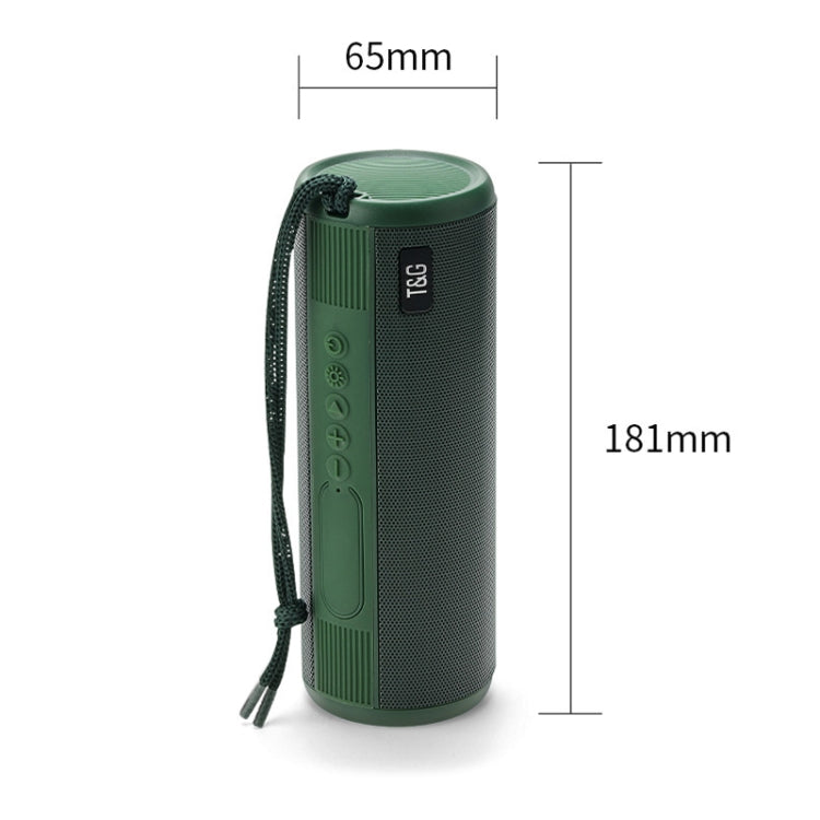 T&G TG635 Portable Outdoor Waterproof Bluetooth Speaker with Flashlight Function(Black) - Waterproof Speaker by T&G | Online Shopping South Africa | PMC Jewellery | Buy Now Pay Later Mobicred