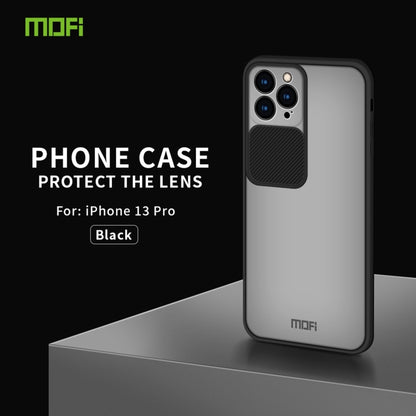 For iPhone 13 Pro MOFI Translucent Frosted PC + TPU Phone Case(Black) - iPhone 13 Cases by MOFI | Online Shopping South Africa | PMC Jewellery