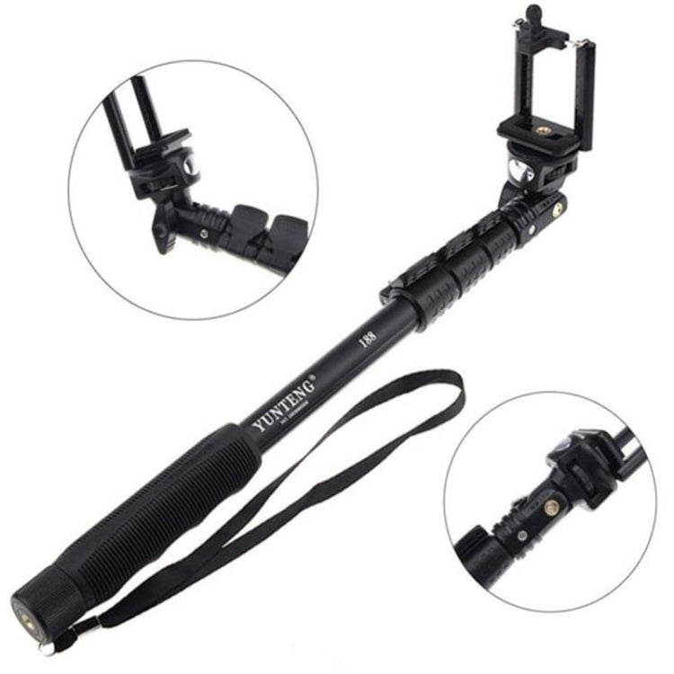 Yunteng 188 Extendable Handheld Telescopic Monopod, for Cameras / Smartphones / Mobiles - Selfie Sticks by PMC TechLife | Online Shopping South Africa | PMC TechLife | Buy Now Pay Later Mobicred