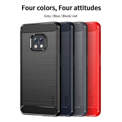 For Nokia XR20 MOFI Gentleness Series Brushed Texture Carbon Fiber Soft TPU Case(Black) - Nokia Cases by MOFI | Online Shopping South Africa | PMC Jewellery