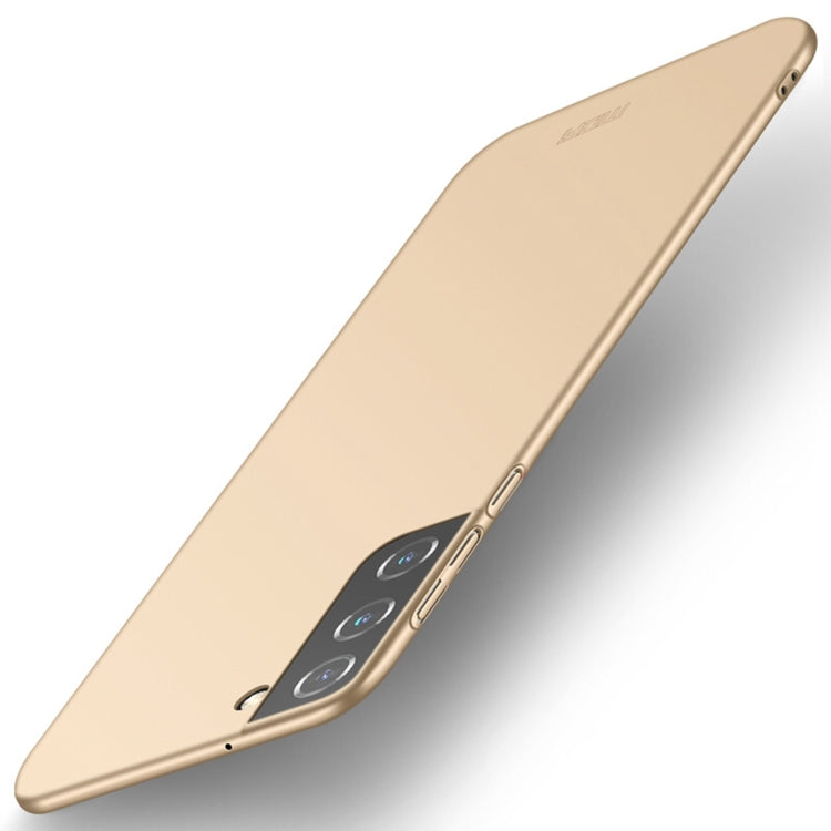 For Samsung Galaxy S22 5G MOFI Frosted PC Ultra-thin Hard Phone Case(Gold) - Galaxy S22 5G Cases by MOFI | Online Shopping South Africa | PMC TechLife