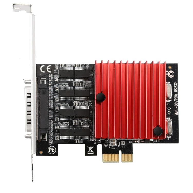 PCIE to DB9 RS232 Serial Port Expansion Card PCI-E Express Riser Card Converter - RS485 / RS232 Series by PMC Jewellery | Online Shopping South Africa | PMC Jewellery | Buy Now Pay Later Mobicred