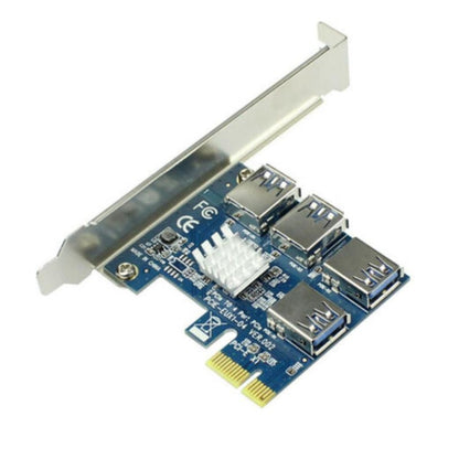 PCI-e 4 Ports USB 3.0 Expansion Card - Add-on Cards by PMC Jewellery | Online Shopping South Africa | PMC Jewellery | Buy Now Pay Later Mobicred