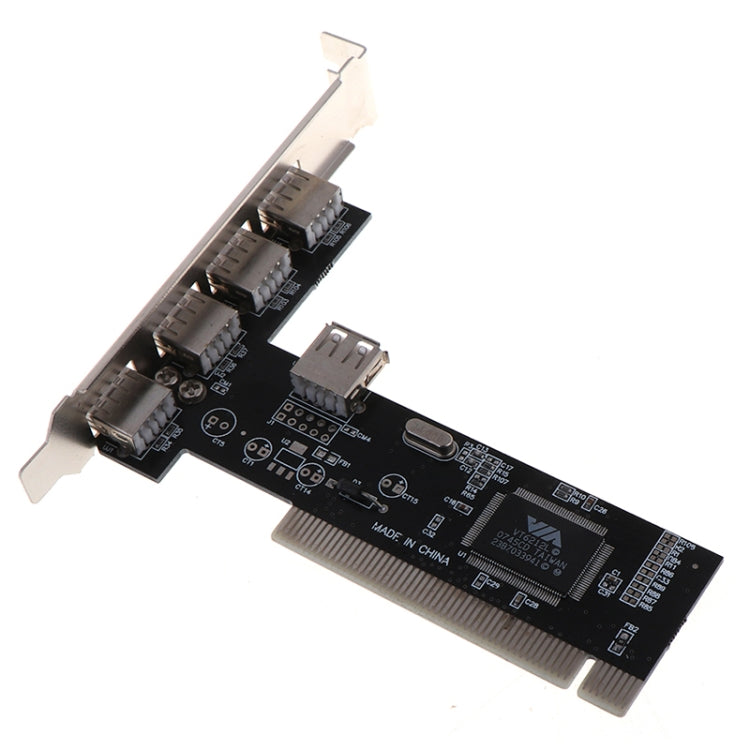 480Mbps High Speed USB 2.0 PCI HUB Controller Card Adapter - Add-on Cards by PMC TechLife | Online Shopping South Africa | PMC TechLife | Buy Now Pay Later Mobicred