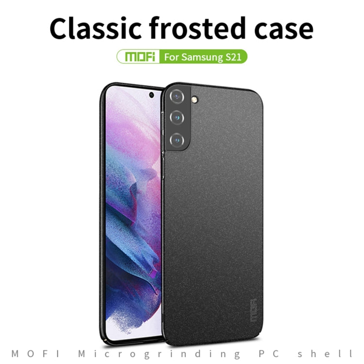 For Samsung Galaxy S21 5G MOFI Fandun Series Frosted Ultra-thin PC Hard Phone Case(Blue) - Galaxy S21 5G Cases by MOFI | Online Shopping South Africa | PMC Jewellery