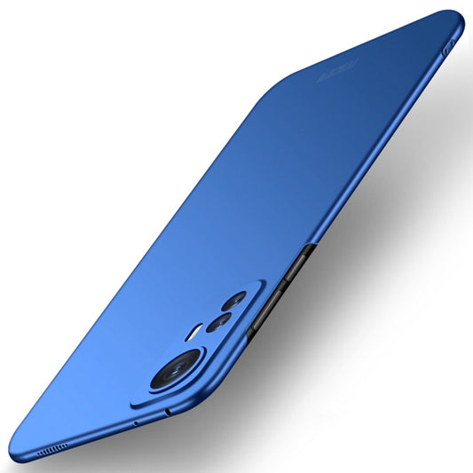 For Xiaomi 12 / 12X MOFI Frosted PC Ultra-thin Hard Phone Case(Blue) - Xiaomi Cases by MOFI | Online Shopping South Africa | PMC Jewellery