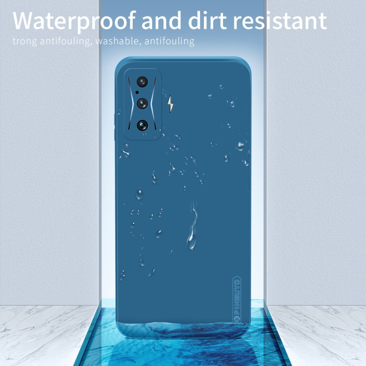 For Xiaomi Redmi K50 Gaming PINWUYO Sense Series Liquid Silicone TPU Phone Case(Blue) - More Brand by PINWUYO | Online Shopping South Africa | PMC Jewellery | Buy Now Pay Later Mobicred