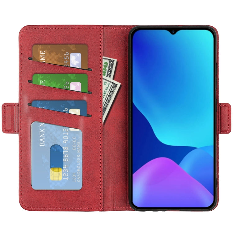For Ulefone note 10 Dual-side Magnetic Buckle Leather Phone Case(Red) - Ulefone Cases by PMC Jewellery | Online Shopping South Africa | PMC Jewellery | Buy Now Pay Later Mobicred