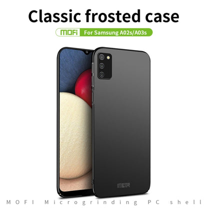 For Samsung Galaxy A02s EU / A03s / M02s / F02s MOFI Frosted PC Ultra-thin Hard Case(Rose Gold) - Galaxy Phone Cases by MOFI | Online Shopping South Africa | PMC Jewellery